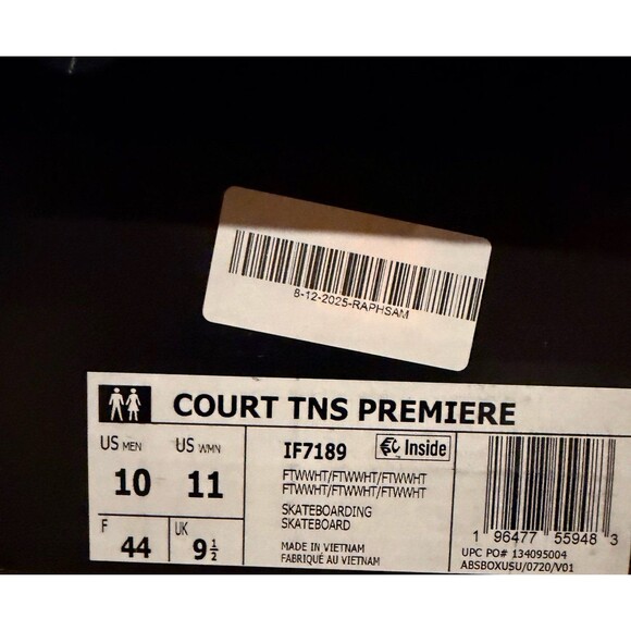 ADIDAS COURT TNS PREMIER SIZE 10M - Picture 6 of 6
